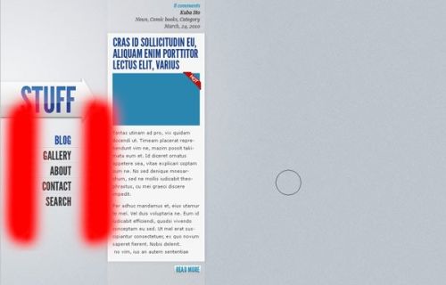 آموزش طراحی وبسایت افقی در فتوشاپ